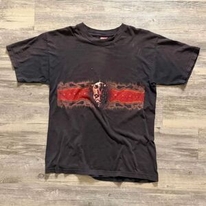 Vintage 90s Star Wars Episode 1 Darth Maul Flame Banner T Shirt Black Size L